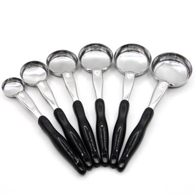 China Pizza Sauce Spoon Kitchen Accessories Stainless Steel Pizza Sauce Spoon For Pizza Spoon 1 2 3 4 5 6 Ounce Stainless Steel Weighing Spoons for sale