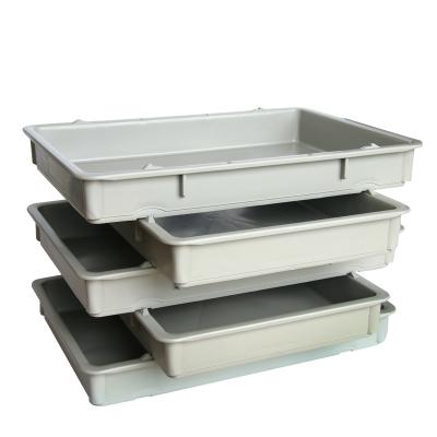 Chine Commercial Kitchen Pizza Dough Box 5 Per Box Customized Stackable Cardboard Dough Proofing Polypropylene Dough Box 65*45*37.5 à vendre