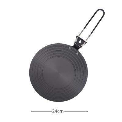 China Meat Thawing Pan Dish Heat Conducting Casserole with Collapsible Heat Collector Gas Conduction Heat Handle Ceramic Fireproof Heat Panel zu verkaufen