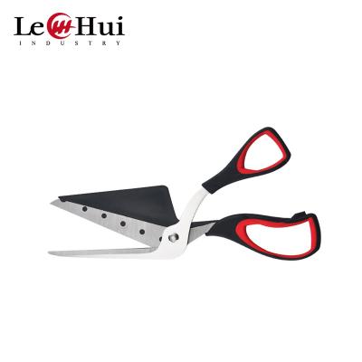 China Stocked Pizza Scissors Kitchen Tools Stainless Steel Pizza Cutter Scissor Barbecue Pizza Scissors for sale