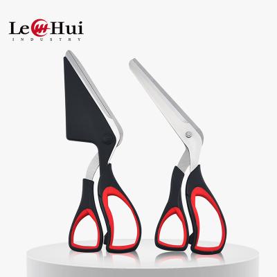 China Stored Convenient Detachable Stainless Steel Pizza Scissors Handle Pizza Scissors Plastic Cutter Scissors for sale