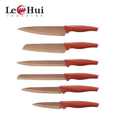 China Stocked Stainless Steel Kitchen Knife Set 3Cr14 With PP Handle Household Knife Set Knife For Chef zu verkaufen