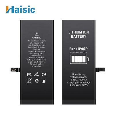 China Factory wholesale price 3350mAh high capacity smartphone baterai phone mobile phone battery for Iphone6s plus for sale