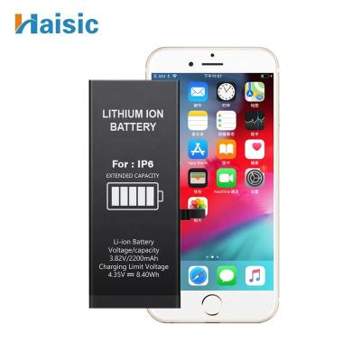 China Genuine Original Super Mobile Phone IC Replacement 2200mAh Mobile Phone Battery For iphone 6 for sale