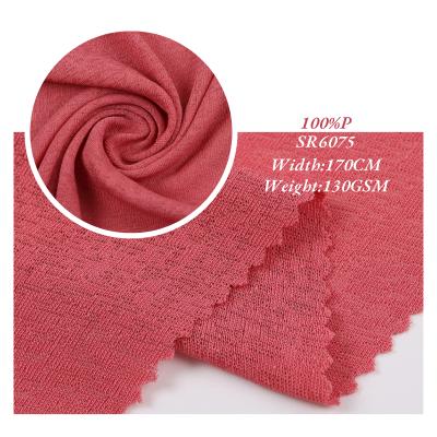 China Anti Pill Wrinkle Doris Interlock Eco - Friendly Breathable Dye Resistant Fabric For Dress for sale