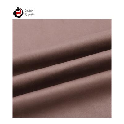 China Manufacturer-Supplier Anti-Static Professional Double Faced Stretch Suede Fabric For Skirt for sale