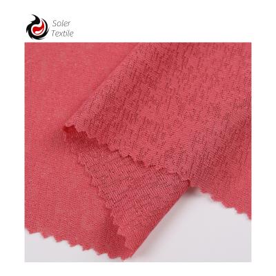 China Hot-selling wholesale anti pill wrinkle resistant Doris interlock fabric for sportswear for sale