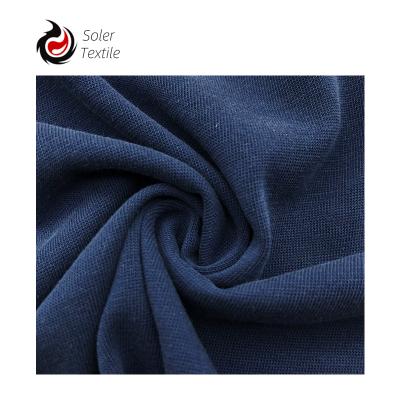 China Good Quality Anti Pill 174gsm Polyester Modal Fabric Knitted Plain Jersey Fabric For T Shirt for sale