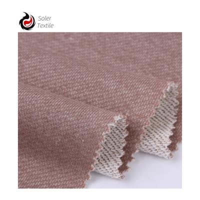 China High Quality Moisture-absorbent fluffy soft wicking-moisture yarn dyed terry fabric for sweater for sale