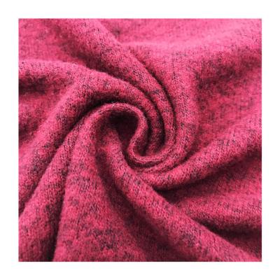 China New skin-friendly breathable 190gsm rayon two-tone hacci 2022 stretch trend nap fabric for sweater for sale