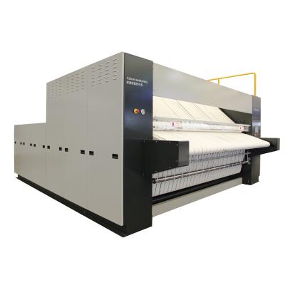 China Bed linens ironing new type high speed energy saving flatwork serpentine ironer for sale