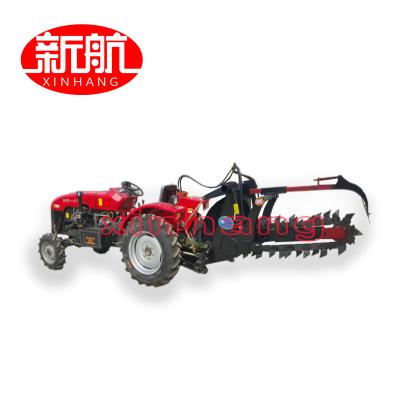 China Long life farm tractor and chain ditcher machine for sale concrete soil ditches asphalt road digging excavator made in china 0 for sale