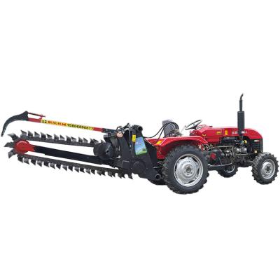 China Professional cheap price trencher manufacturer hot selling trench depth 10-150cm mini tractor open trencher for sale