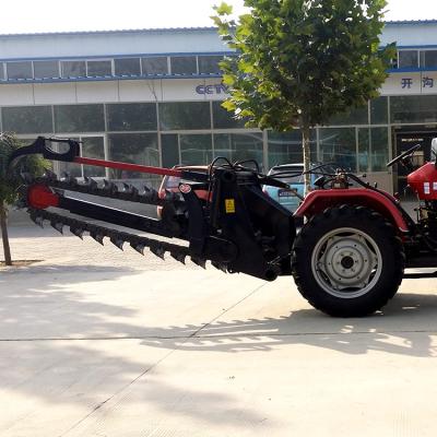 China Ditch Buried Trench Back To Soil Factory China Direct Ce Approved PTO Driven Trencher for sale