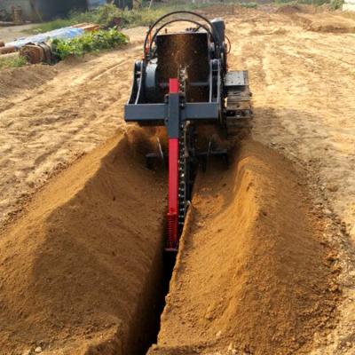 China High Strength Durable Digging Pipe Use For Buried Cable Pavement Laying Trencher for sale