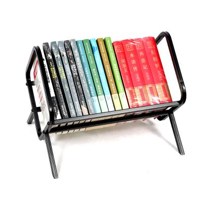 China New Design Viable Desktop Folding Arc Vinyl Record Display Frame Vinyl Record Storage Rack for sale