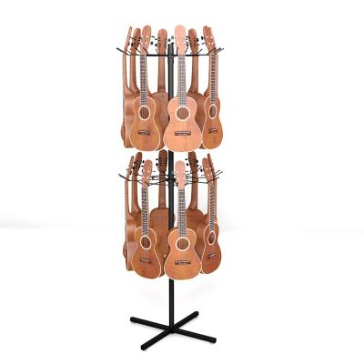 중국 Adjustable Ukulele Retail Display Metal Guitar Musical Instrument Stand 판매용