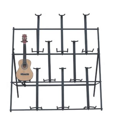 China Multi Tiers Free Metal Multi Tiers Musical Instrument Guitar Stand Display Stand for sale