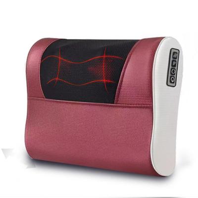 China Main Wholesale Car With Heat Warmer Massage Pillow Infrared Electric Leather Body Customized Color Material Shiatsu Origin for sale