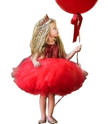 China 2022 new design birthday party dress washable tutu dresses for baby kids for sale