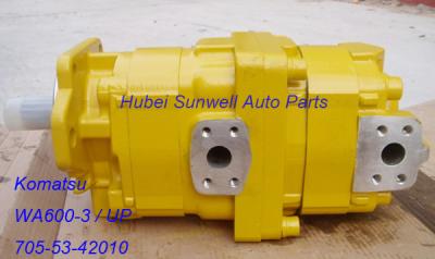 China Komatsu WA600-3 wheel loader hydraulic pump 705-53-42010 for sale