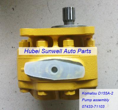 China Komatsu D155A-2 pump assembly transmission 07433-71103 for sale