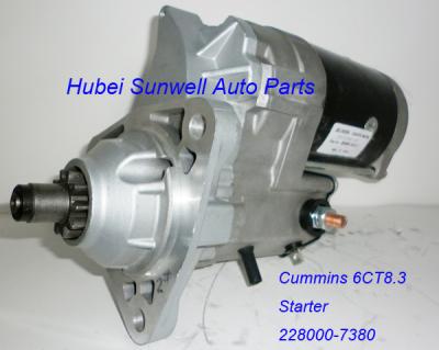 China Cummins 6CT8.3 engine starter 228000-7380 for sale