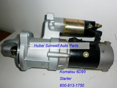 China Komatsu PC100-3 / PC150-3 / PC200-6 starter 6D95 engine starter 600-813-1750 for sale