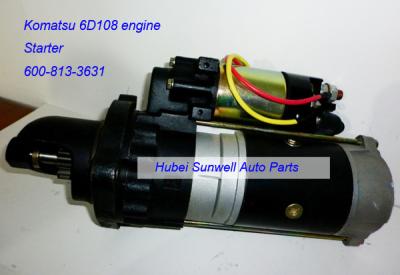 China Komatsu PC300-5 / PC310 / PC350 starter 6D108 engine starter 600-813-3631 for sale