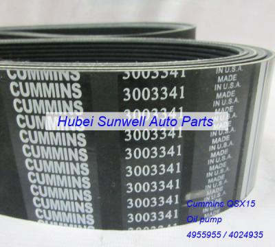 China QSK38 engine Belt V RIBBED 3003341 2032MM X 23PK for sale