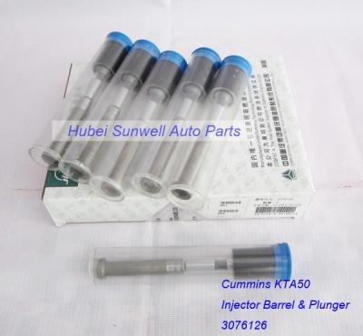 China Cummins K19 K38 K50 engine injector barrel 3053504, injector plunger 3076126,3076124,3053483 for sale