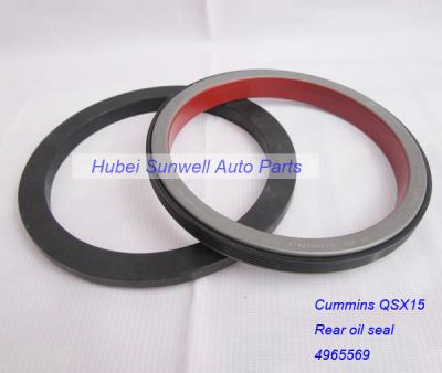 China Cummins QSX15 rear oil seal kit 4965569, 4926527,4101422, ISX15 engine oil seal 3680095 for sale