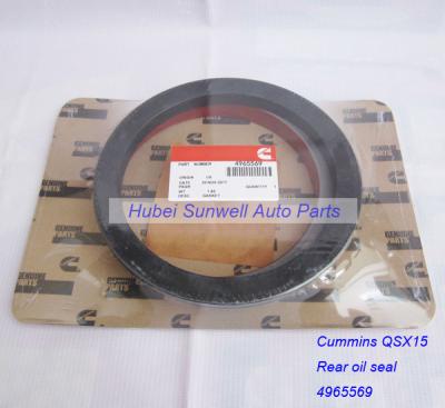 China Cummins QSX15 engine front oil seal 4955383, rear oil seal 4965569, QSX15 oil seal kit 4926527 for sale