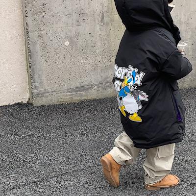 China Anti-wrinkle Anti-wrinkle JE037 drop shipping boys to drop clothing winter kids down jacket cartoon bubble boys warm long jacket for sale