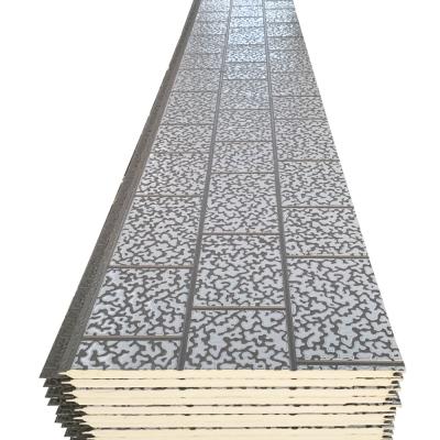 China Modern Decorative PUR/PU Heat Insulation Metal Siding Precast Exterior Wall Panel Foam Insulated Sandwich Wall Panels Price for sale