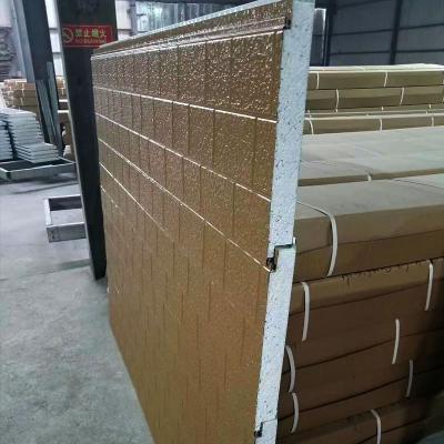 China Industrial Assembly Instructions Customized Exterior Layout Easily Relocated EPS Sandwich Insulated Wall Panel for sale