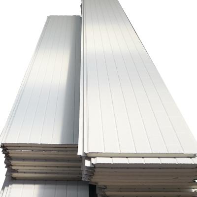 China Modern Building Material Metal Insulation Exterior Wall PU Decorative Siding Sandwich Panel for sale