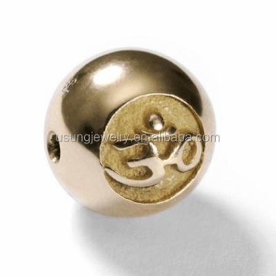 China Bracelet Etc Stainless Steel Metal Logo Ball 6mm 8mm for bracelet making for sale