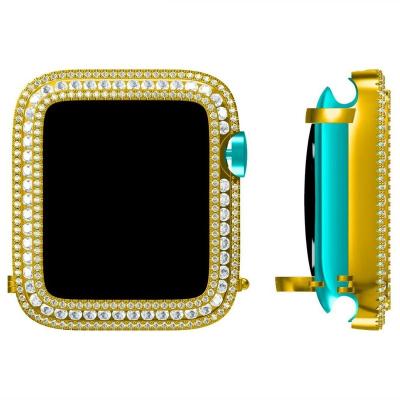 China For iwatch high end custom 925 sterling silver diamond case for iwatch for sale