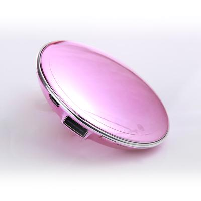 China Trending mini 2020 productos pinch powerbank with unique electronic company mirror power bank 2600 mah for beauty gift for sale