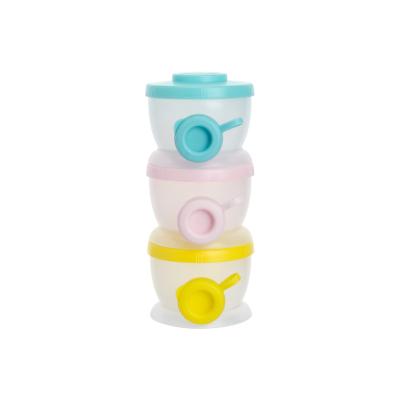 China BPA Free Fast Delivery 3 Layer Baby Formula Milk Powder Container Dispenser for sale