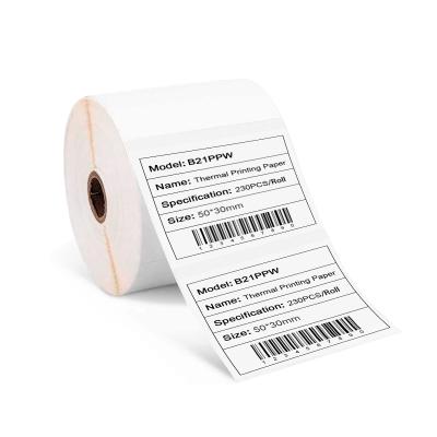 China Black and White Pope Label for B21 The Maker, Self-Adhesive Sticker Paper Thermal Printer, Waterproof TearProof, 1.18x2 inch, for Text, Address for sale