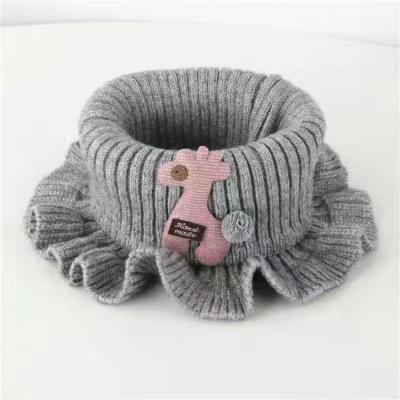 China Modern Popular Fitness Exercise Kids Winter Scarf Rabbit Hair Kids Design Knit Scarf for sale