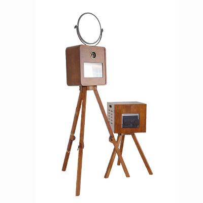 China Retro Style Vintage Photo Booth Photobooth Machine Dslr Photobooth Shell Selfie Photobooth With Printer for sale