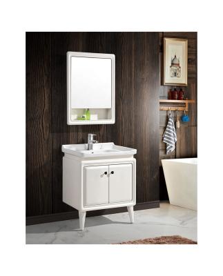 China Modern Toliet Furniture Floor Standing PVC Bathroom Vanity Cabinets With Best Price for sale