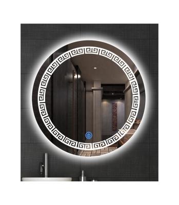 China Factory Round 60*60 Modern Design Custom Beauty Makeup Magnifying Fogproof Bathroom Led Mirror With Led Lights for sale