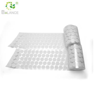 China Diameter 20mm Glue Hook And Loop Viable Circle Self Adhesive Coin Dots Tapes 500 Pairs for sale