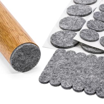 China Sale Eco-friendly New Products Available 1MOQ 255/208pieces No Noise Self Adhesive Felt Felt Floor Protector Furniture Pads for sale