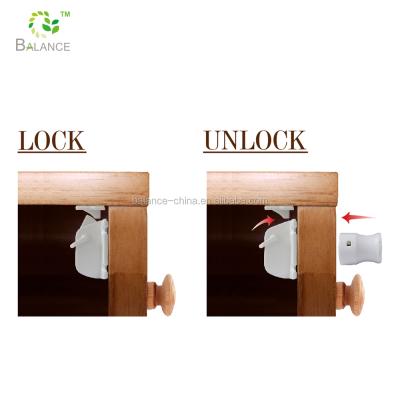 China Baby Safety Product Eco-freindly Safety Magnetic Baby Cabinet Locks for sale