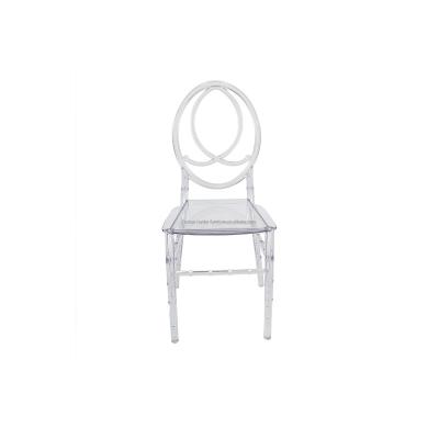 China Modern Wholesale Stacking Acrylic Clear Event Chairs Transparent Wedding for sale